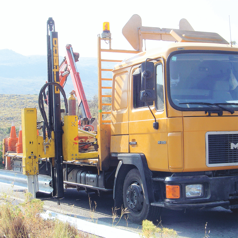 Guard-Rail Pile Drive2